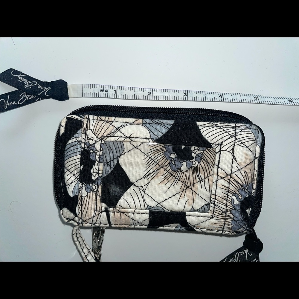 Vera Bradley wristlet and camellia